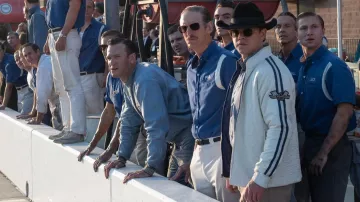Le Mans 66 Movie Looks: Matt Damon Wears a White Ford Quilted Jacket to Play Carroll Shelby