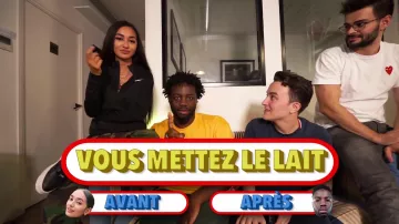 La camiseta blanca de Like Boys usada por FastGoodCuisine en el video ¿QUIÉN TIENE LA MEJOR AMISTAD? (Hazaña del Desafío de la Amistad. MAILE, LONNI & FASTGOODCUISINE)