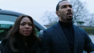 Plaid Blazer Jacket worn by James St. Patrick / Ghost (Omari Hardwick) as seen in Power TV Series