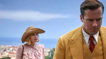 Polka dot tie worn by Maxim de Winter (Armie Hammer) in Rebecca