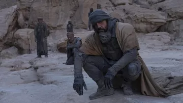 Cardigan worn by Stilgar (Javier Bardem) as seen in Dune movie