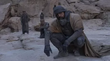 Cardigan worn by Stilgar (Javier Bardem) as seen in Dune movie