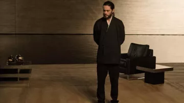 The sets of Blade Runner 2049: The Black Chair in Niander Wallace's (Jared Leto) Lair