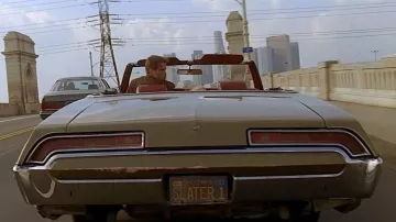 Pontiac Bonneville License Plate of Jack Slater (Arnold Schwarzenegger) in Last Action Hero