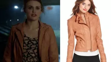 Super Cute Moto Jacket of Lydia Martin (Holland Roden) in Teen Wolf (S04E02)