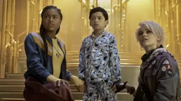 Woolen Jacket worn by Kelly Ferguson (Tamara Smart) in A Babysitter's Guide to Monster Hunting movie