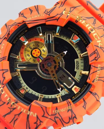Casio G-Shock x Dragonball Z GA-110JDB-1A4 sur le compte Instagram de @stockx