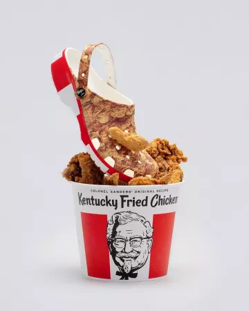 Crocs Classic Clog KFC on the account Instagram of @stockx