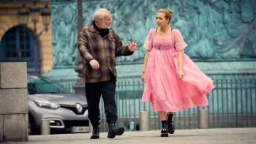 Molly Goddard pink tulle dress worn by Villanelle Jodie Comer in Killing Eve (S01E07)