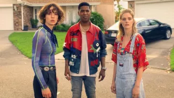 Urban Outfitters Nebula Mesh Top worn by Billie (Brigette Lundy-Paine) in Bill & Ted Face the Music