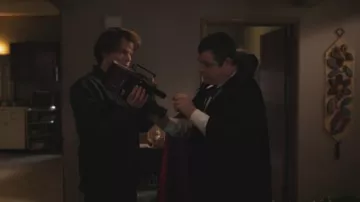 Video camera of Jonathan Byers (Charlie Heaton) in Stranger Things (S02E02)