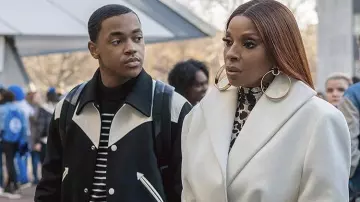 Varsity Jacket porté par Tariq St. Patrick (Michael Rainey Jr.) dans Power Book II: Ghost séries télévisées (S01E02)