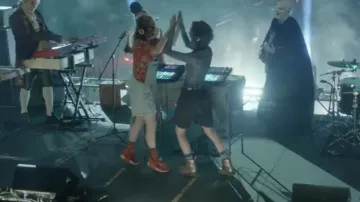 Rose Gold Doc Martens worn by Billie (Brigette Lundy-Paine) in Bill & Ted Face the Music