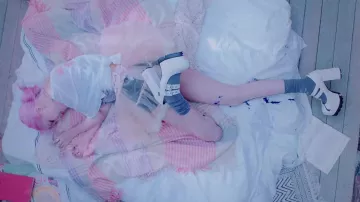 Moon logo black bra of Jennie Kim of BLACKPINK in 'Lovesick Girls' Music  Video M/V