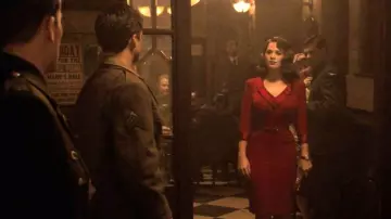 Red Dress of Peggy Carter (Hayley Atwell) in Captain America: The First Avenger