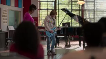 Keith Haring Hoodie worn by Nick (Sacha Carlson) in Julie and the Phantoms (S01E01)