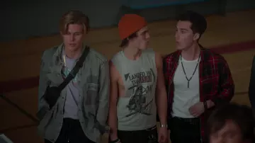 Denim Shirt of Alex (Owen Joyner) in Julie and the Phantoms (S01E03)
