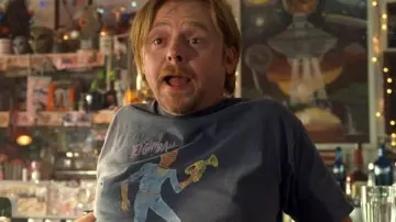 The Death Ray-Graeme's Eightball of Graeme Willy (Simon Pegg) in Paul