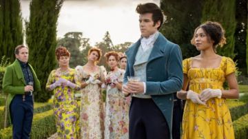 Blue Tail Coat porté par Colin Bridgerton (Luke Newton) dans les tenues de la série télévisée Bridgerton (saison 1 épisode 6)