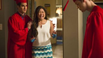 Vestido usado por Tina Cohen-Chang (Jenna Ushkowitz) en Glee (S05E10)