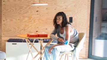 Outfits of Charlie's Angels Movie: Jane Kano (Ella Balinska) wears White Tank Top