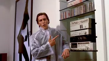 Parfait pour coller au personnage psychotique de Patrick Bateman ! de Patrick Bateman (Christian Bale) dans American Psycho