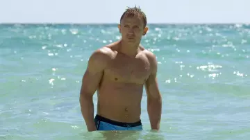 Blue Swim Trunks worn by James Bond (Daniel Craig) in Casino Royale movie