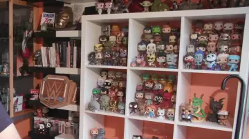 The funko pop of Professor Chaos in South Park of LinksTheSun in the video Thank you Taker - Review Survivor Series 2020
