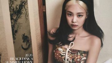 Bonita Lace-Up Mini Vestido usado por Jennie Kim en BLACKPINK Summer Diary en Seúl 