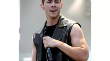 Black Leather Vest of Davy Prentiss Jr. (Nick Jonas) in Chaos Walking