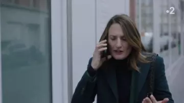 Blazer vert de Andréa Martel (Camille Cottin) dans Dix Pour Cent (S04)