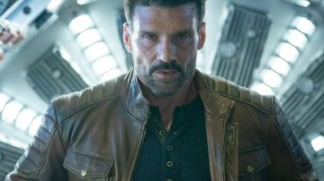 Tactical Vest jacket worn by Roy Pulver (Frank Grillo) in Boss Level wardrobe