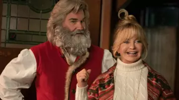 Red Shearling Waistcoat worn by Santa Claus (Kurt Russell) in The Christmas Chronicles: Part Two