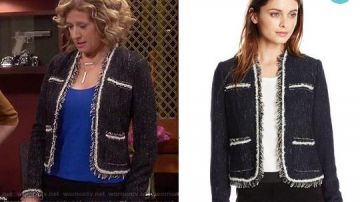Veste en tweed de Vanessa Baxter (Nancy Travis) dans Last Man Standing (S08E15)