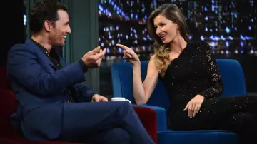Jumpsuit worn by Gisele Bündchen in the show Late Night with Jimmy Fallon