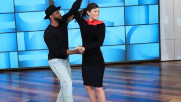 Robe portée par Jessica Biel dans l'émission The Ellen DeGeneres Show
