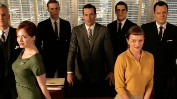 Joan Holloway (played by Christina Hendricks) outfits on Mad Men