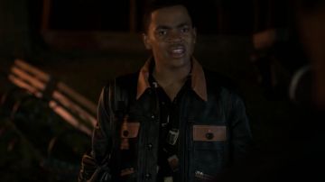 Amiri jacket worn by Cane Tejada (Woody McClain) as seen in Power Book II:  Ghost TV series (Season 1 Episode 3)