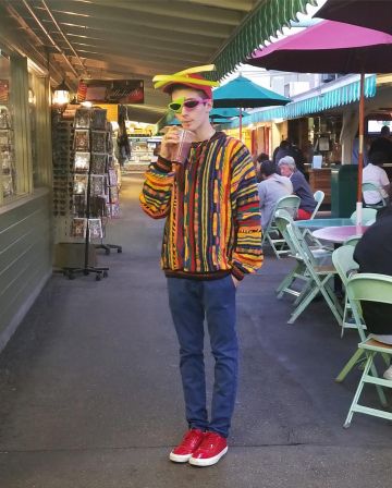 Vans Studs Sidewall Old Skool Sneakers worn by Roy Purdy on his Instagram account @roypurdy