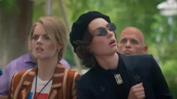 Cartier Grey Rimless Sunglasses worn by Billie (Brigette Lundy-Paine) in Bill & Ted Face the Music