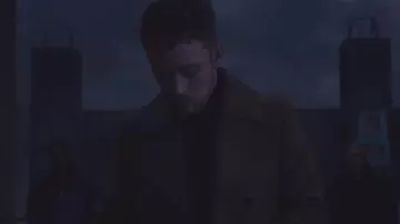 Tan Crombie Coat worn by Sean Wallace (Joe Cole) in Gangs of London