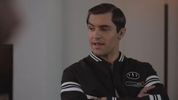 Neil Barrett Modern Varsity Jacket worn by Jamie Tartt (Phil Dunster) in Ted Lasso (S01E10)