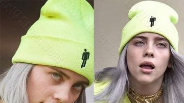 "Billie" Lime Green T-Shirt worn by Billie Eilish for Lollapalooza Festival at Grant Park on August 2, 2018 in Chicago, Illinois