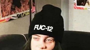Fuc-12 Beanie worn by Billie Eilish at Indie88 in Toronto on October 31, 2018