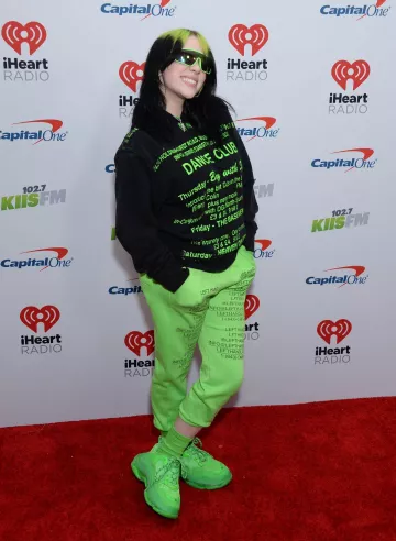 MISBHV "Dance Club" Hoodie worn by Billie Eilish at arrivals for KIIS FM's iHeartRadio Jingle Ball 2019 at Inglewood, California on December 6, 2019