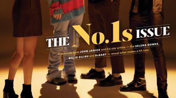 Acne Studios Striped Sweater worn by Billie Eilish on billboard magazine cover December 19, 2020