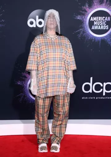 Bvlgari Serpenti Viper Necklace worn by Billie Eilish Billie Eilish on 2019 American Music Awards red carpet