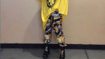 Dr. Martens leather boots worn by Billie Eilish at Everything, Everything Movie Screening in Los Angeles on May 6, 2017