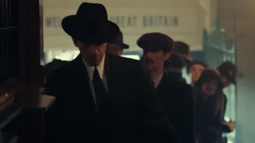 White Suit Shirt worn by Luca Changretta (Adrien Brody) as seen in Peaky Blinders TV series outfits (Season 4 Episode 1)