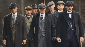 Chaqueta de traje delgado usada por Finn Shelby Harry Kirton en la serie Peaky Blinders 